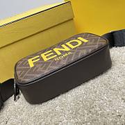 Fendi Brown Zucca Canvas Size 19x4x11cm - 3