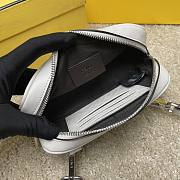 Fendi White Zucca Canvas Size 19x4x11cm - 2