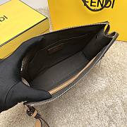 Fendi Brown Cowhide Clutch Size 28x4x20cm - 6