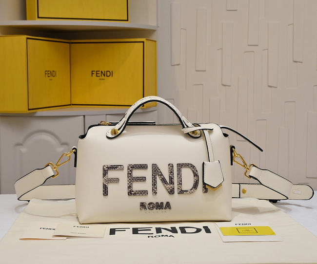 Fendi By The Way Medium White Bag Size 27x18CM - 1