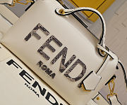 Fendi By The Way Medium White Bag Size 27x18CM - 2