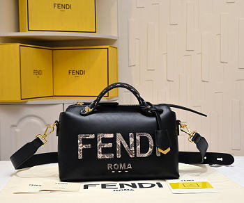 Fendi By The Way Medium Black Bag Size 27x18CM