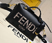 Fendi By The Way Medium Black Bag Size 27x18CM - 2