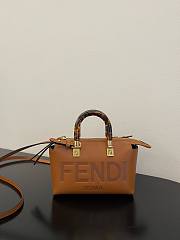 Fendi By The Way Mini Leather Brown Size 20x9x12cm - 1