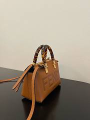 Fendi By The Way Mini Leather Brown Size 20x9x12cm - 2