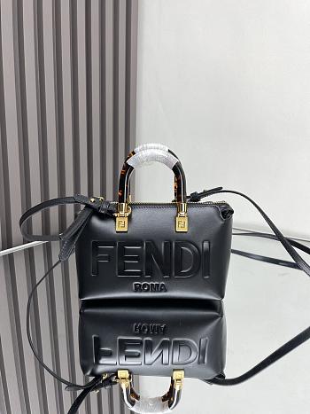 Fendi By The Way Mini Leather Black Size 20x9x12cm