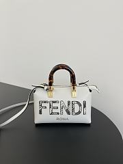 Fendi By The Way Mini Leather White Size 20x9x12cm - 1