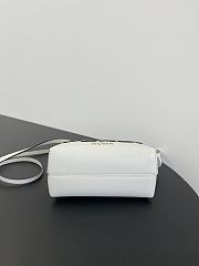 Fendi By The Way Mini Leather White Size 20x9x12cm - 5