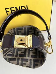 Fendi Denim Bento Bag Size 16x14x11cm - 4