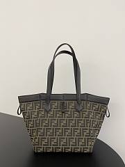Fendi Origami Medium Brown Bag Size 27x16x27cm - 6
