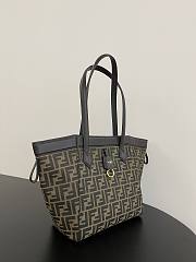 Fendi Origami Medium Brown Bag Size 27x16x27cm - 2