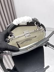 Fendi Peekaboo ISeeU Petite White Bag Size 27x21x11cm - 5