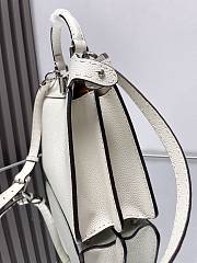 Fendi Peekaboo ISeeU Petite White Bag Size 27x21x11cm - 4