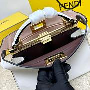 Fendi Peekaboo ISeeU White Bag Size 27x11x21CM - 4
