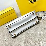 Fendi Peekaboo ISeeU White Bag Size 27x11x21CM - 2