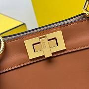 Fendi Peekaboo ISeeU Brown Bag Size 27x11x21CM - 4