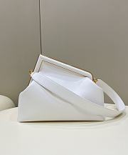 Fendi Pre-Owned First Clutch White Bag Size 23x10x18cm - 4