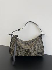 Fendi Simply Brown FF Jacquard Size 34x4x20CM - 4