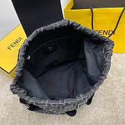 Fendi Strike Large Black Backpack Size 46x25x40CM - 6