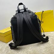 Fendi Strike Large Black Backpack Size 46x25x40CM - 4