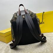 Fendi Strike Large Brown Backpack Size 46x25x40CM - 5