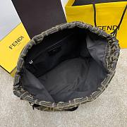 Fendi Strike Large Brown Backpack Size 46x25x40CM - 4