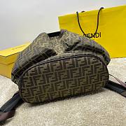 Fendi Strike Large Brown Backpack Size 46x25x40CM - 2