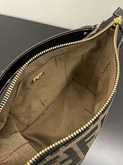 Fendi Zucca Jacquard Brown Size 15x3x12CM - 5