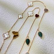 Van Cleef & Arpels Butterfly Flower Necklace - 4