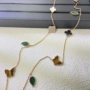 Van Cleef & Arpels Butterfly Flower Necklace - 3