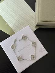 Van Cleef & Arpels Classic 4 Leaf Clover Bracelet Silver - 4