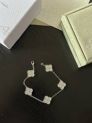 Van Cleef & Arpels Classic 4 Leaf Clover Bracelet Silver - 3
