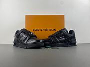 Louis Vuitton Trainer Sports Black Shoes - 4