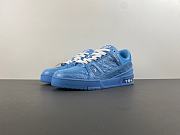 Louis Vuitton Trainer Sports Blue Shoes - 6