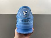 Louis Vuitton Trainer Sports Blue Shoes - 3