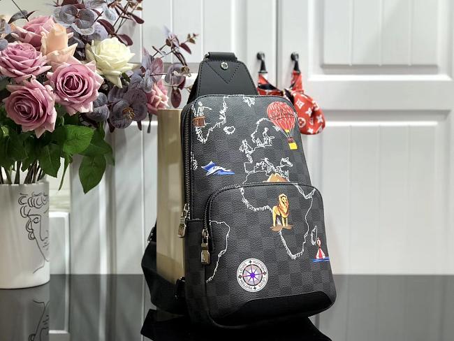 LV AVENUE SLING BAG N41719DT Size 20x31x10cm - 1