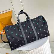 LV Keepall Shoulder Bag 50 Blue Size 50x29x23cm - 5