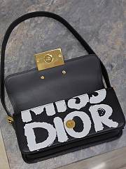 Miss Dior Flap Bag White and Black Size 22x11x6CM - 5