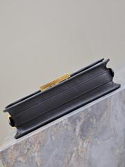 Miss Dior Flap Bag White and Black Size 22x11x6CM - 3