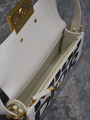 Miss Dior Flap Bag White Size 22x11x6CM - 4