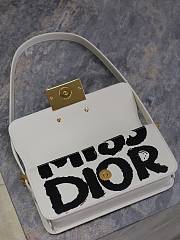Miss Dior Flap Bag White Size 22x11x6CM - 3