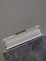 Miss Dior Flap Bag White Size 22x11x6CM - 2