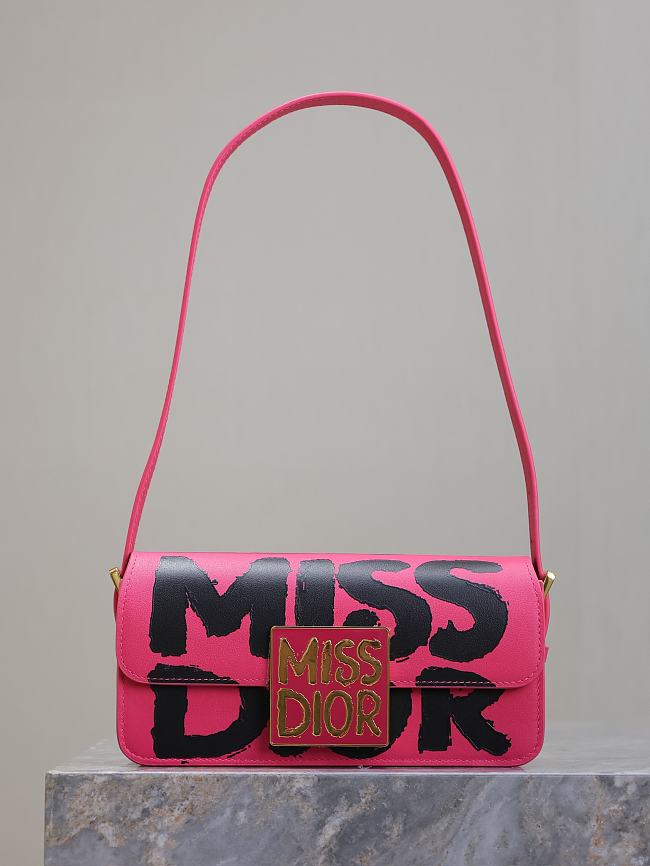 Miss Dior Flap Bag Pink Size 22x11x6CM - 1
