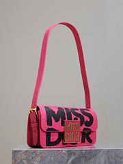 Miss Dior Flap Bag Pink Size 22x11x6CM - 6