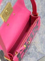 Miss Dior Flap Bag Pink Size 22x11x6CM - 5