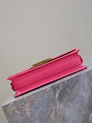 Miss Dior Flap Bag Pink Size 22x11x6CM - 4