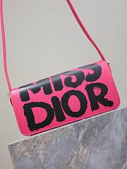 Miss Dior Flap Bag Pink Size 22x11x6CM - 3