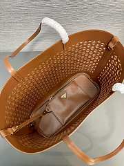 Prada Panier Leather Brown Bag Size 32x29CM - 6