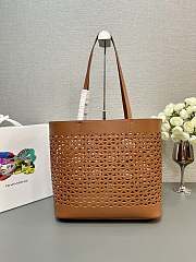 Prada Panier Leather Brown Bag Size 32x29CM - 5
