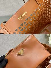 Prada Panier Leather Brown Bag Size 32x29CM - 3
